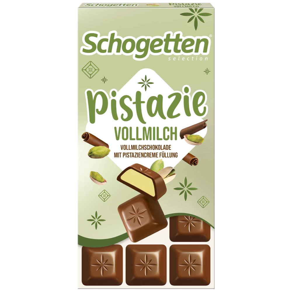 Trumpf Schogetten Pistachio Milk Chocolate 100g
