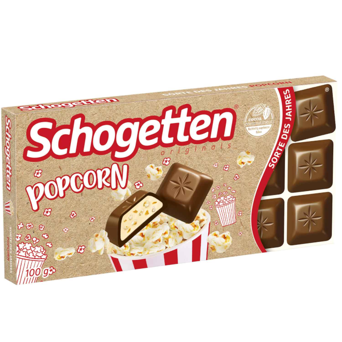 Trumpf Schogetten Popcorn Sorte des Jahres 100g