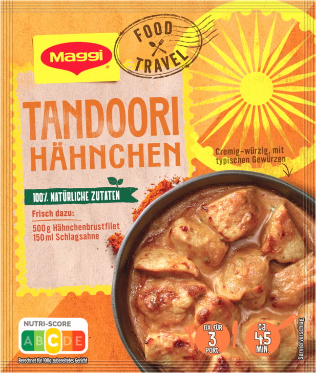 Maggi Fix Food Travel for Tandoori Chicken 31g / 1.09oz