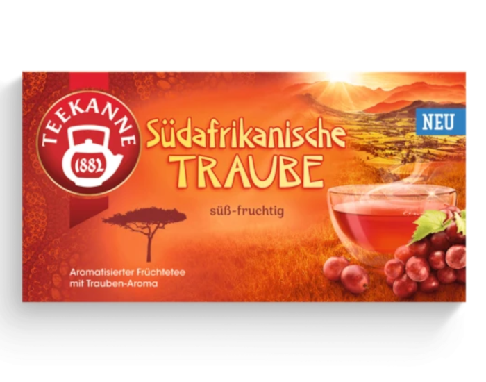Teekanne Country Tea South African Grape 20 tea bags