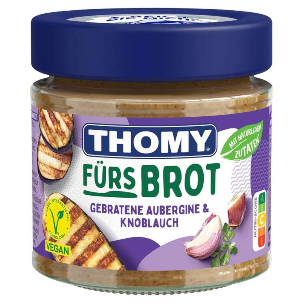 Thomy Bread Spread Roasted Eggplant & Garlic, vegan 180g / 6.34oz