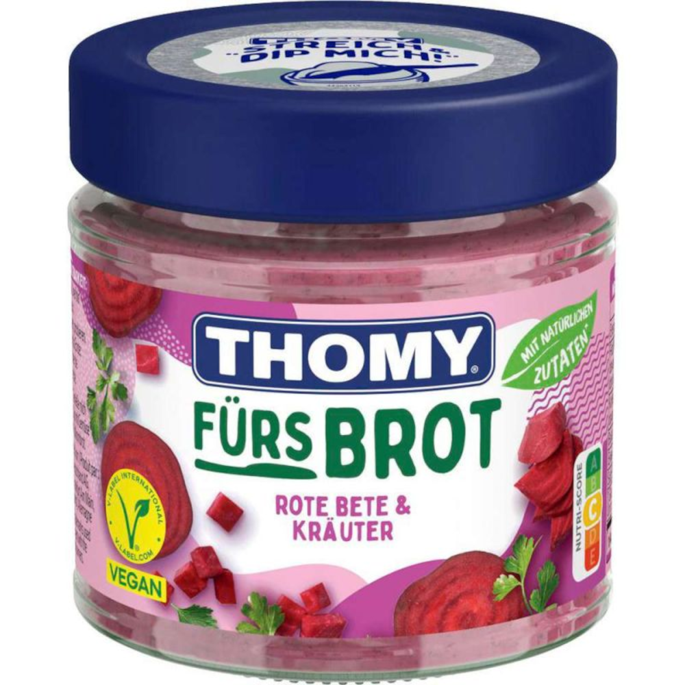 Thomy Beetroot & Herb Spread, vegan 180g / 6.34oz