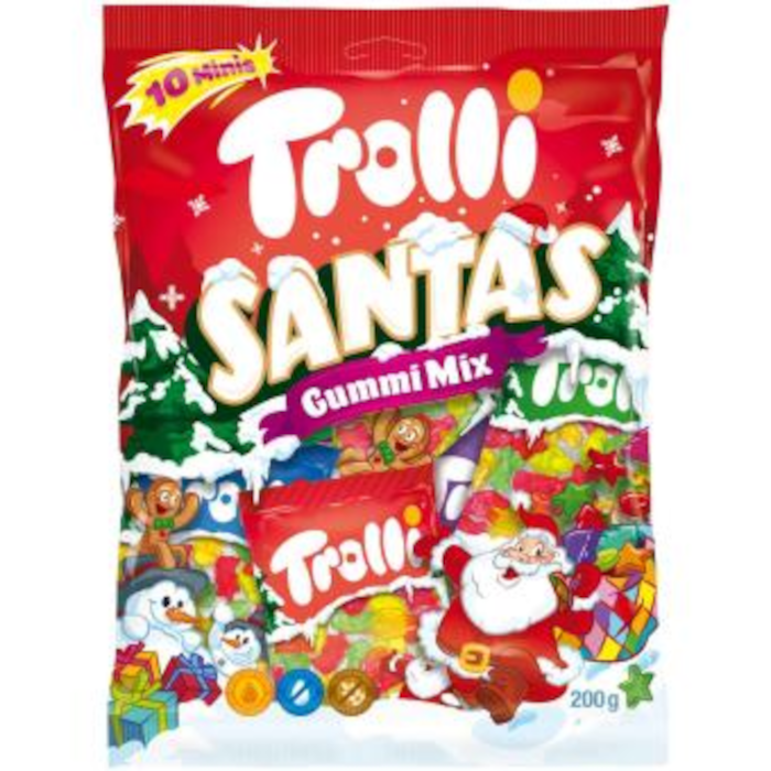 Trolli Limited Edition Santas Rubber Mix Minis 200g / 7.05oz