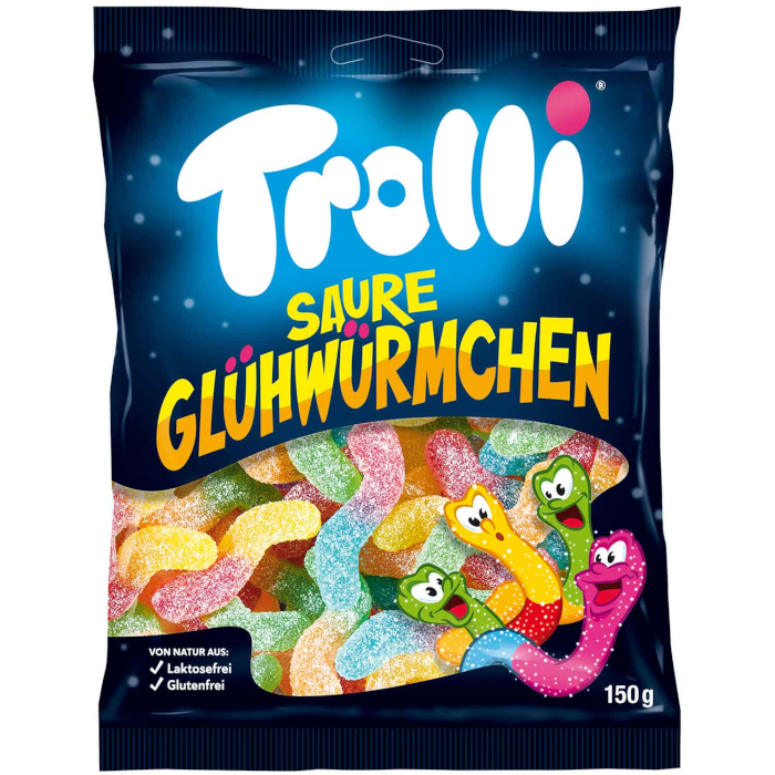 Trolli gelatina de frutas luciérnagas agrias 150g