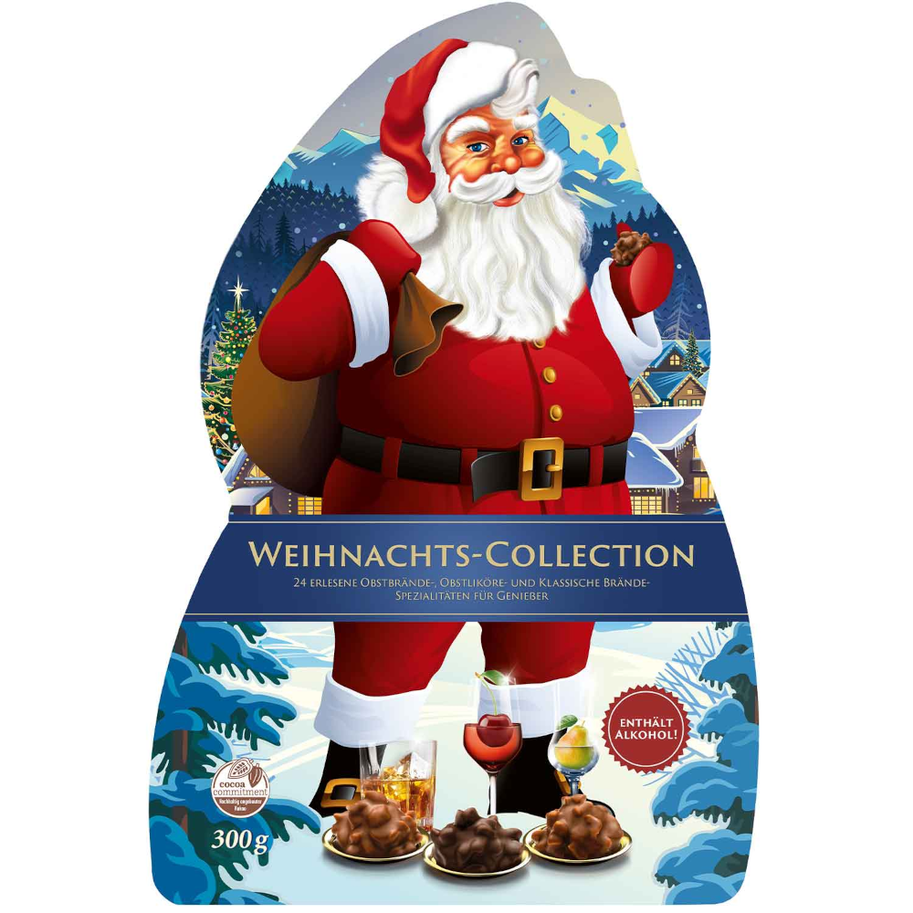 Trumpf Noble Drops in Nut Christmas Collection Santa Claus 300g / 10.58oz