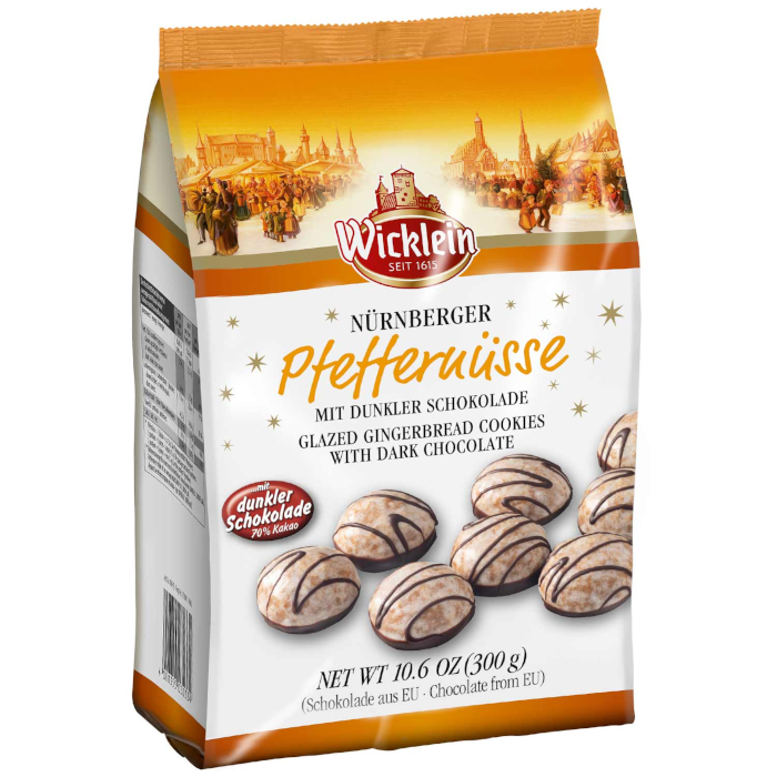 Wrap Of Nuremberg Pepper Nuts With Dark Chocolate 300g