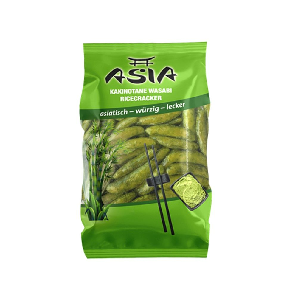 XOX Asia Reiscracker Wasabi, vegan 150g / 5.29oz