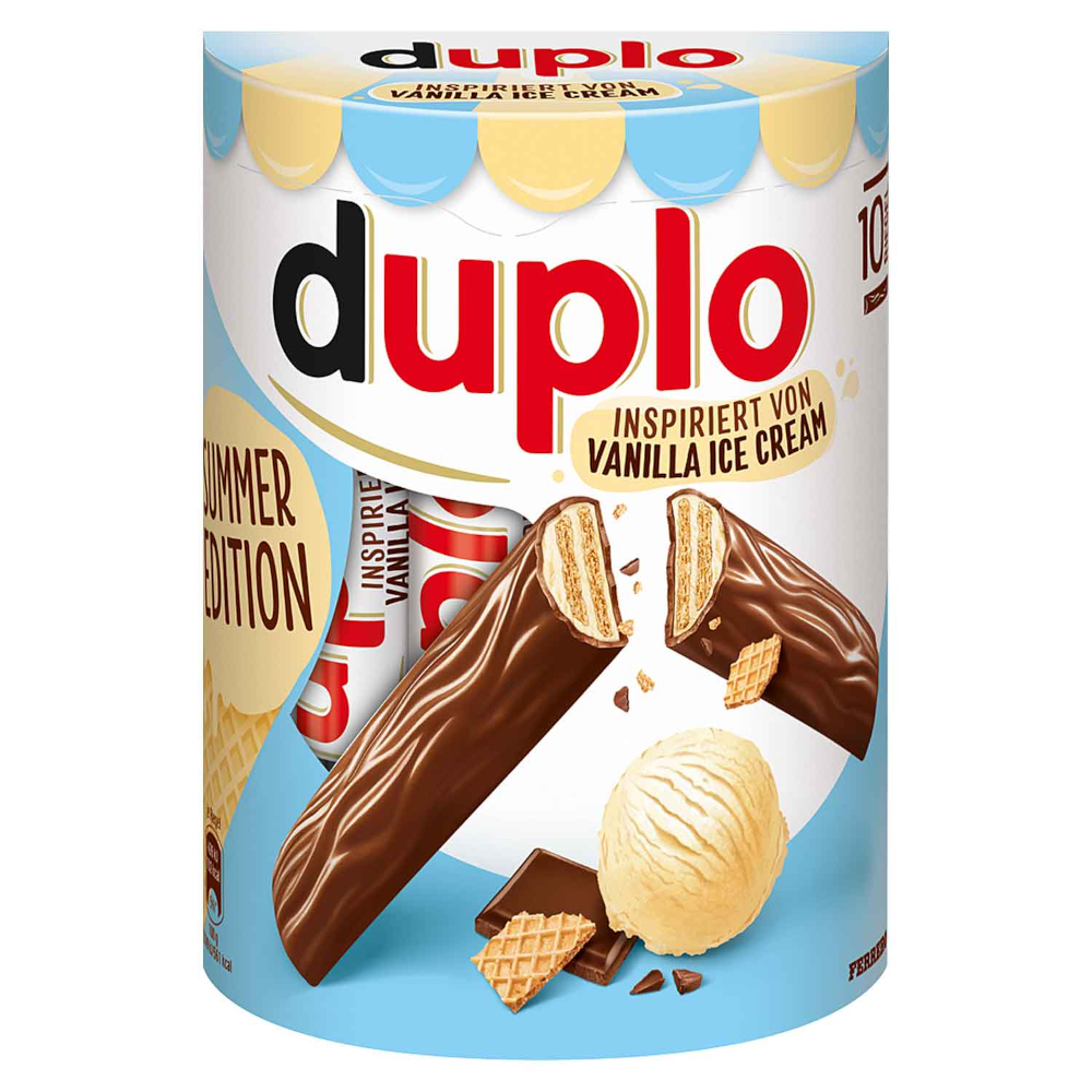 Ferrero Duplo Pralinen Vanilla Ice Cream 10 Stück 182g