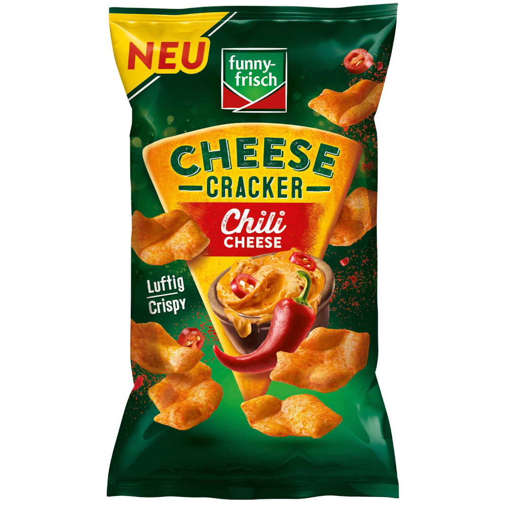 funny-frisch Cheese Cracker Chili Cheese 100g / 3.52oz