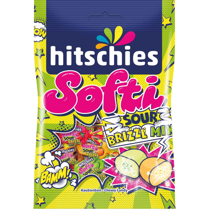 hitschies Softi Sour Brizzl Mix chewy candies 90g / 3.17 oz
