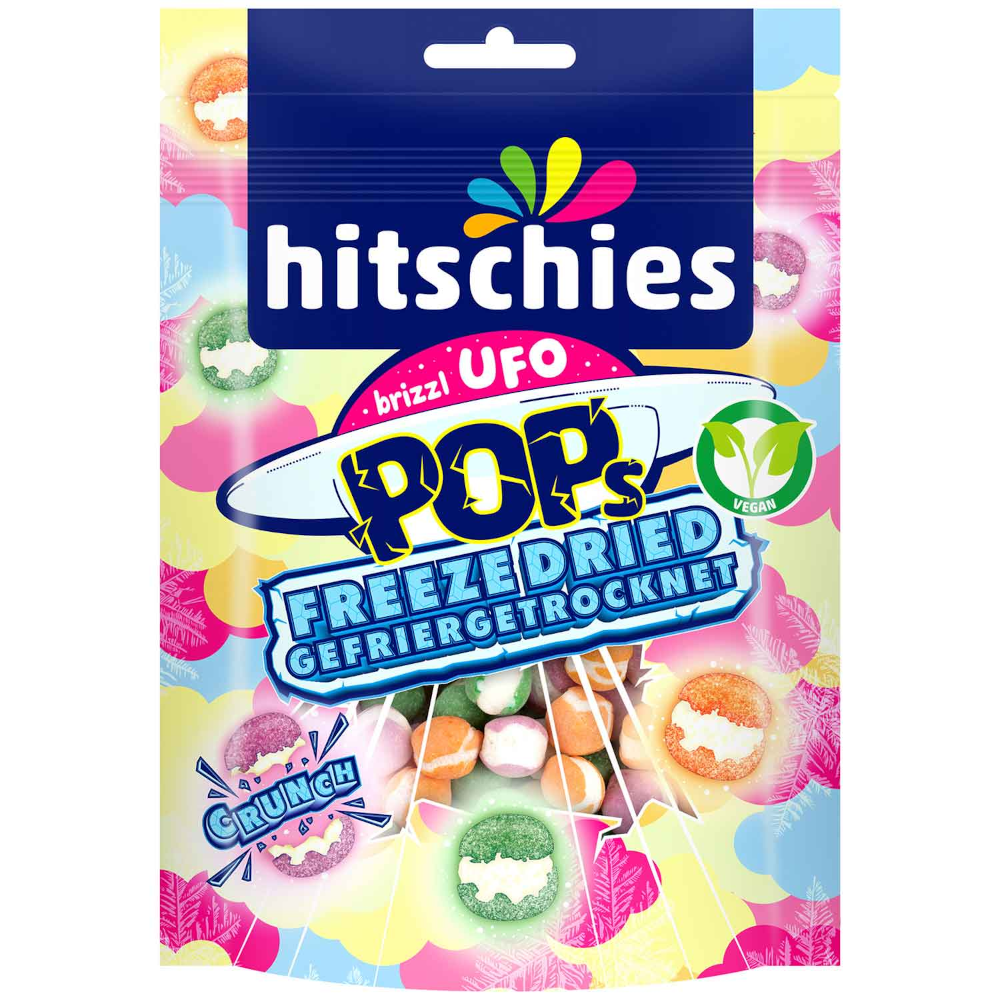 hitschies brizzl Ufo Pops Freeze Dried 50g / 1.76oz