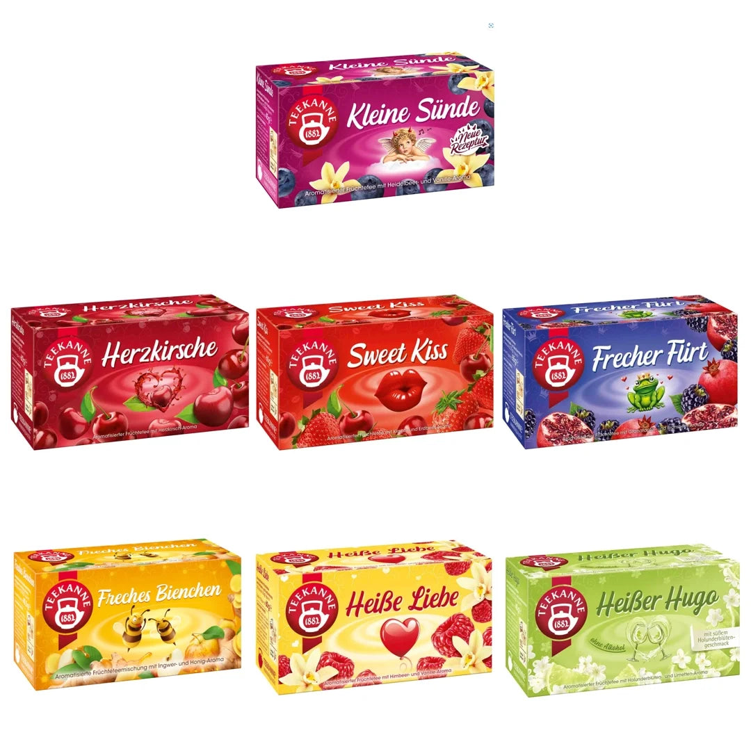 Teapot tempting fruit teas bundle 7 varieties with 10% discount