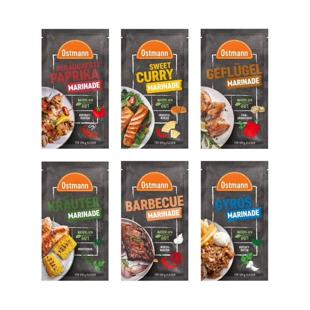 أوستمان تتبيلات الشواء في مجموعة تجريبية مكونة من 6 قطع مع خصم 15%