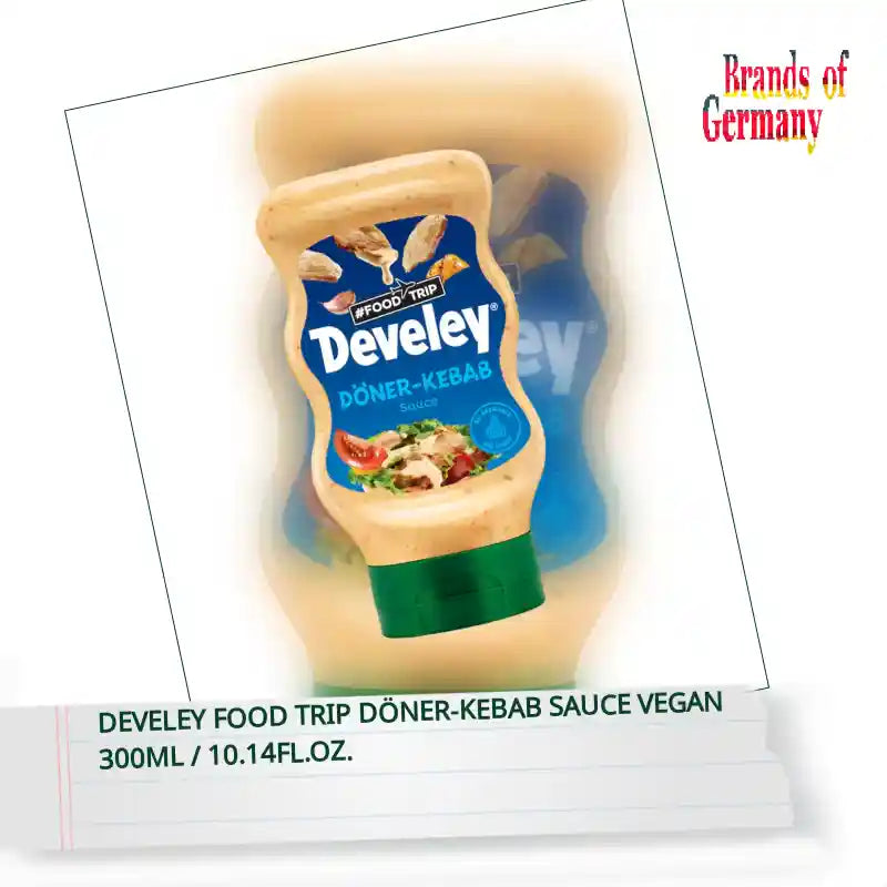 Develey Food Trip Döner-Kebab Sauce Vegan 300ml / 10.14fl.oz. by@Outfy