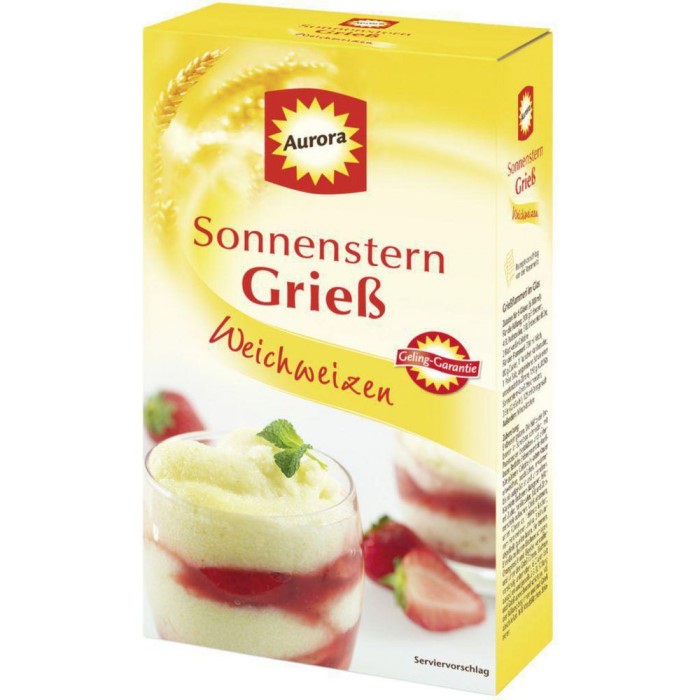 Aurora Sonnenstern Weichweizengrieß 500g / 17.6 oz