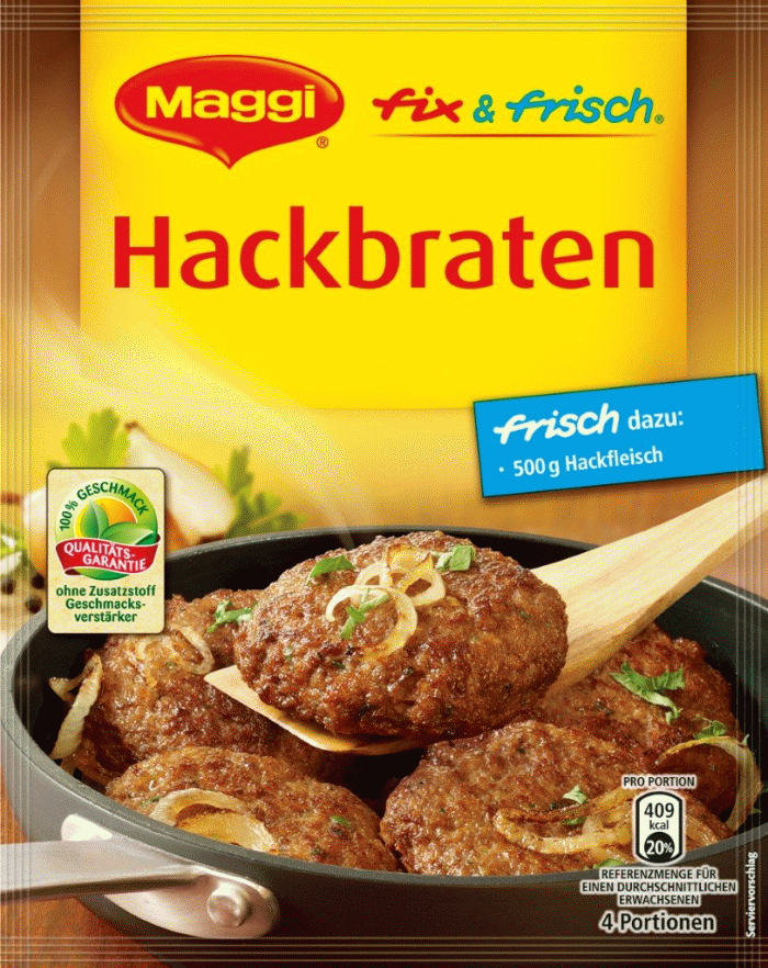 Maggi Fix für Hackbraten oder Frikadellen 70g