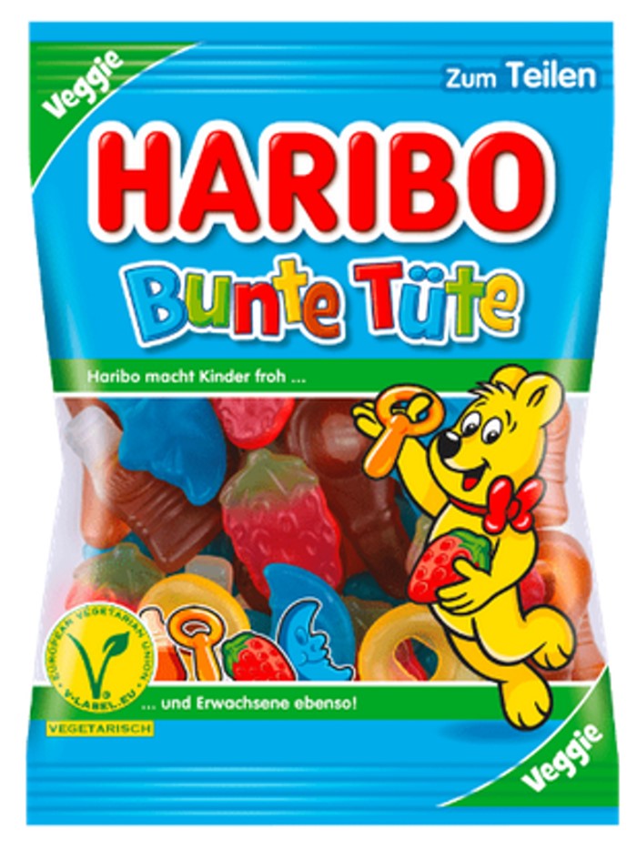 HARIBO Bunte Tüte Fruchtgummi 175g