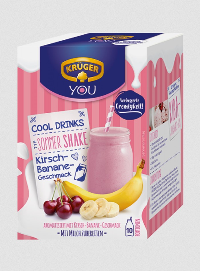 KRÜGER YOU COOL DRINKS Sommer Shake Kirsch-Banane 200g