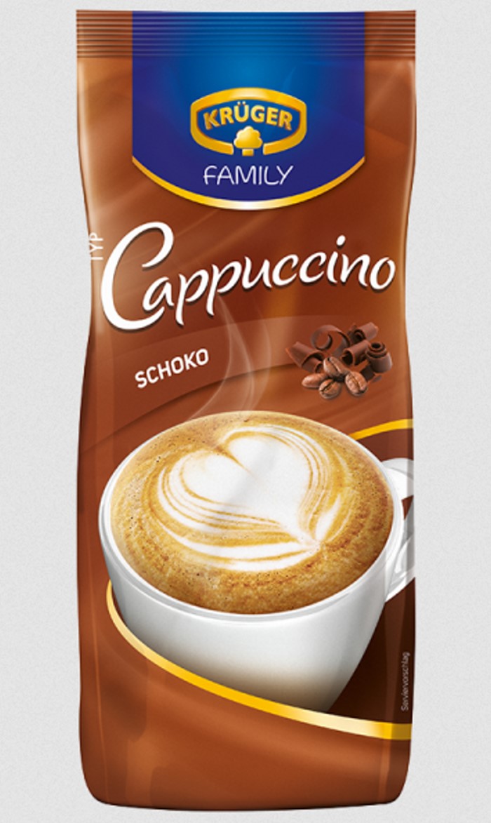 KRÜGER FAMILY Cappuccino Schoko 500g / 17.63oz