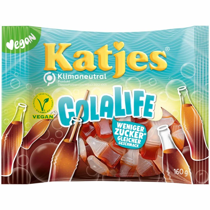 Katjes Colalife veganes Fruchtgummi 160g / 5.64oz