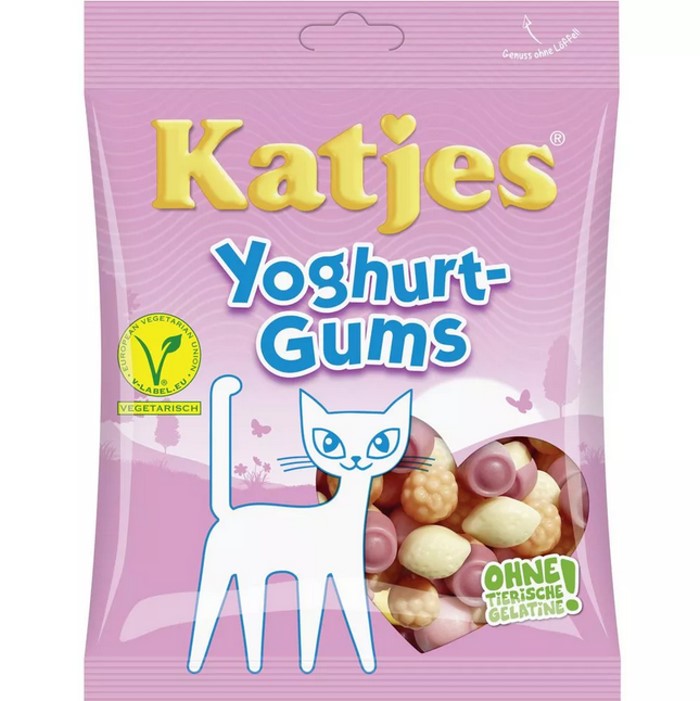 Katjes Yogurt Gums vegetarian fruit gum 200g