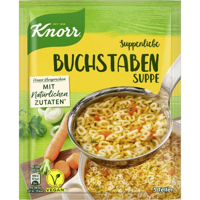 Knorr Suppenliebe Buchstabensuppe 0,75 Liter
