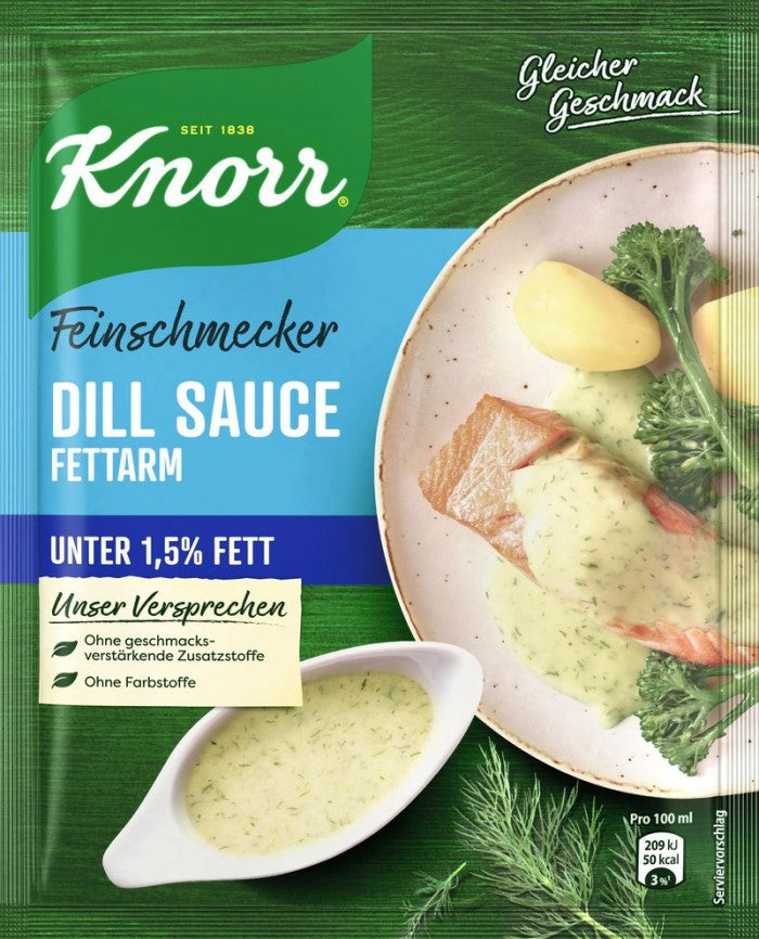 Knorr gourmet dill sauce low fat