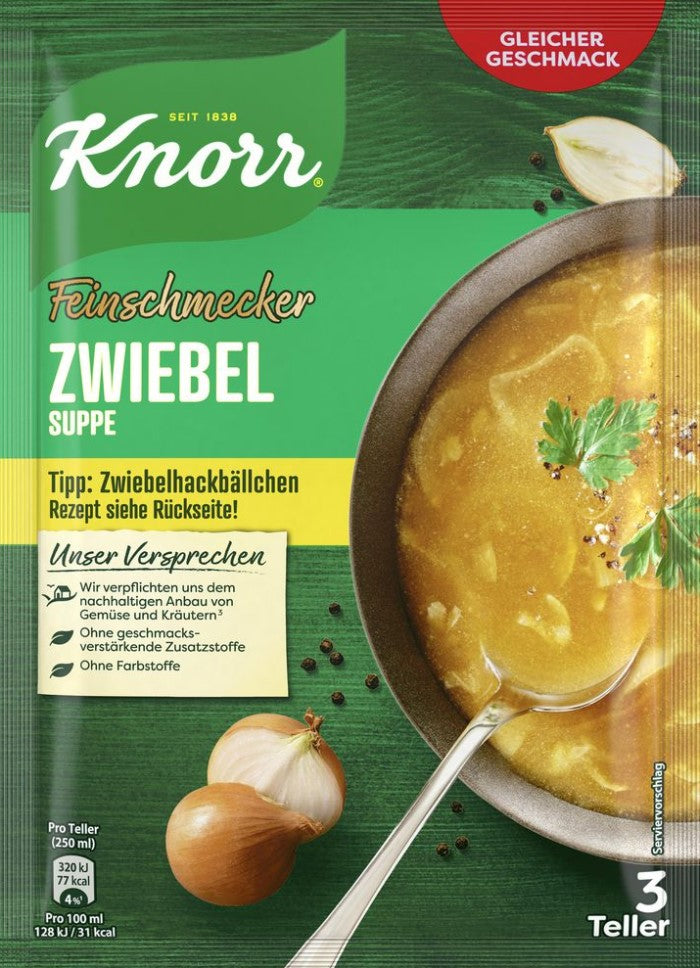 Knorr gourmet onion soup