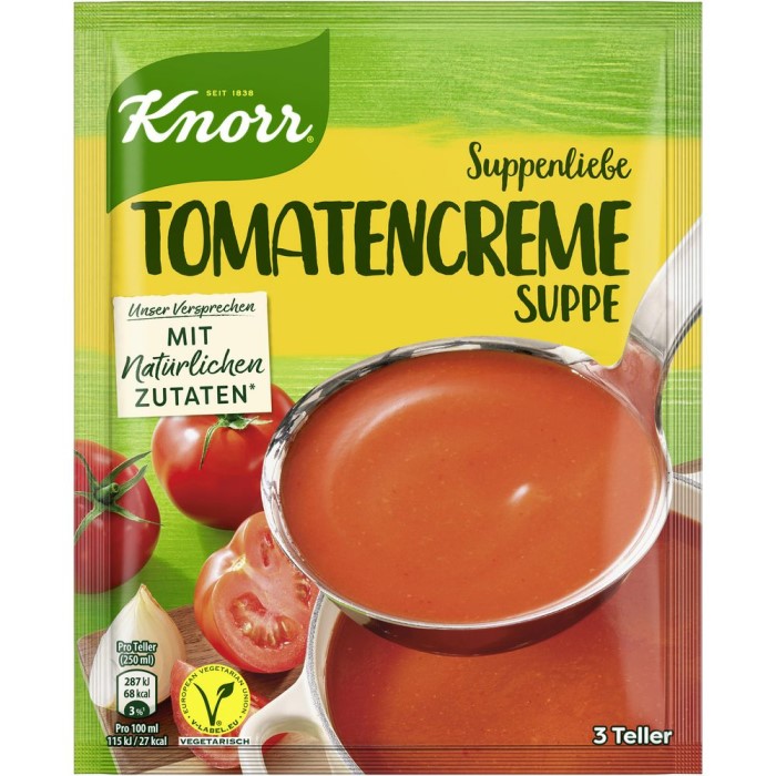 Soupe Knorr aime la soupe à la crème de tomate 0,75 litre