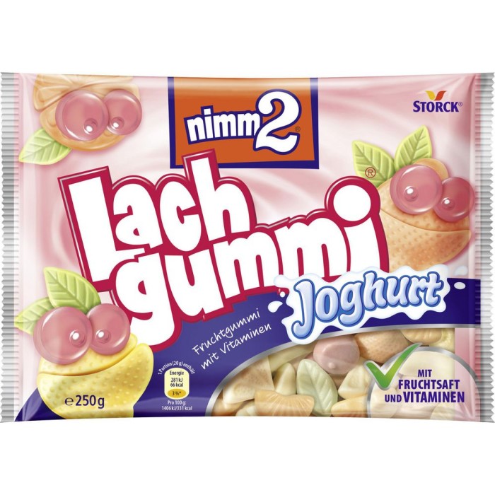 Storck nimm2 Lachgummi Joghurt 250g / 8.81 oz