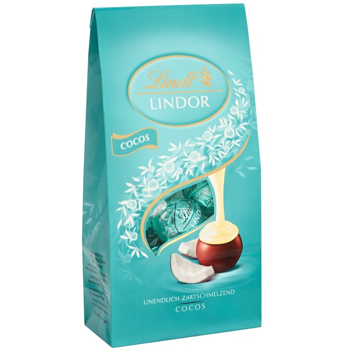 Lindt Lindor Schokoladen Kugeln Kokos 136g / 4.79oz