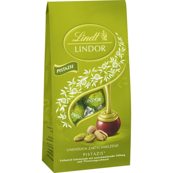Lindt Lindor chocolate balls pistachio 137g / 4.83oz