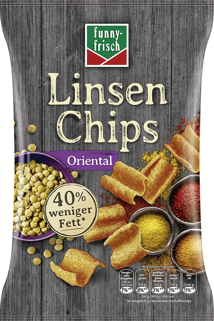 funny-frisch Lentil Chips Oriental 90g