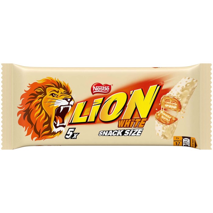 Nestlé Lion white Schoko-Riegel 5 Stück 150g