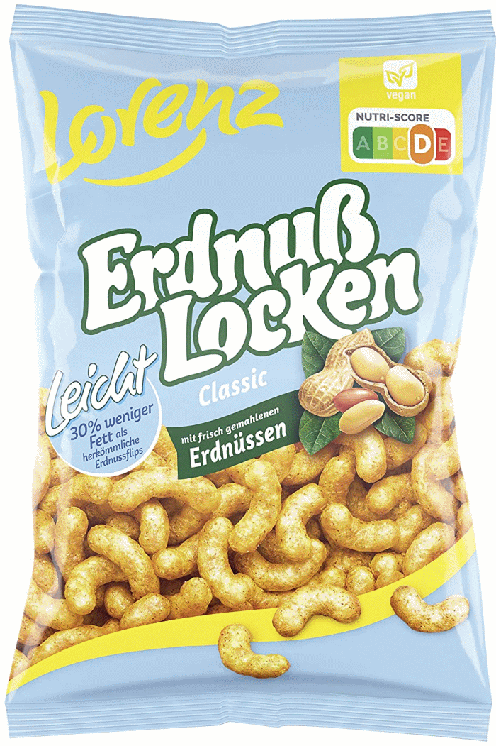 Lorenz ErdnussLocken Leicht Erdnussflips 30% weniger Fett 150g