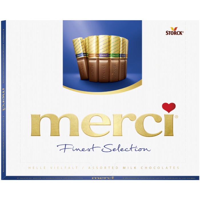 Storck Merci Finest Selection Helle Vielfalt 250g / 8.81 oz