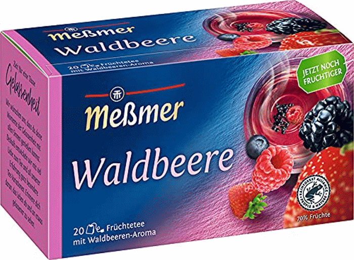 Meßmer Früchtetee Waldbeere 20 Teebeutel