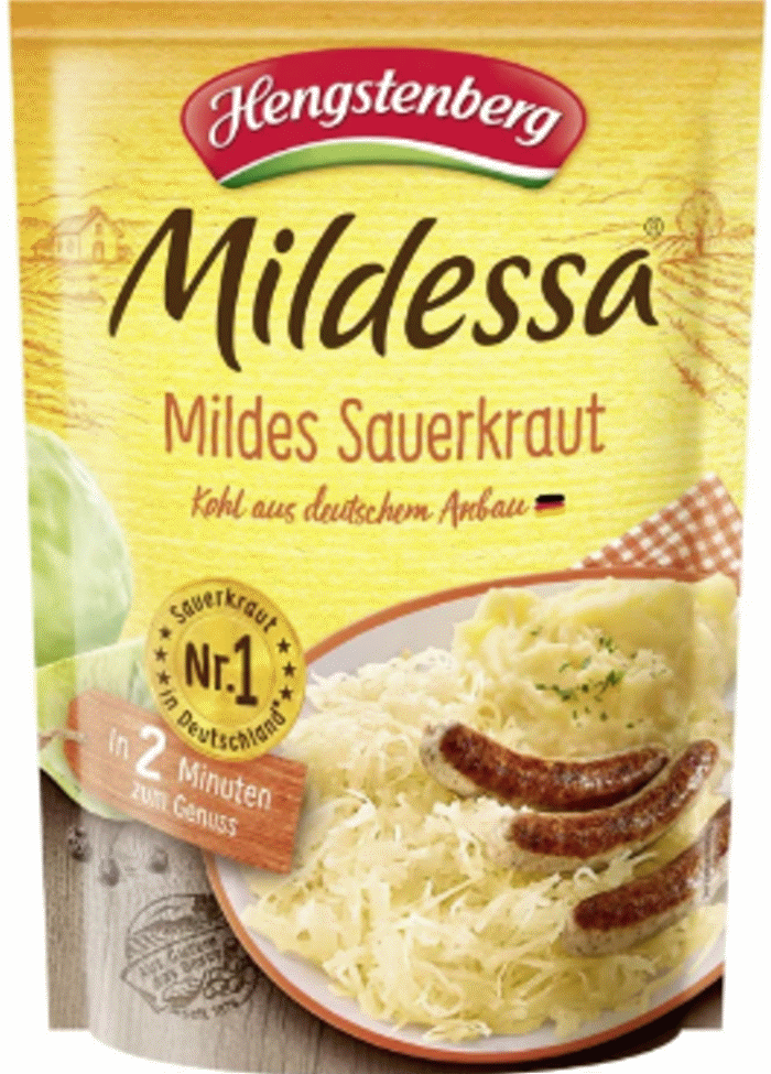 Hengstenberg Mildessa Mildes Sauerkraut 400g