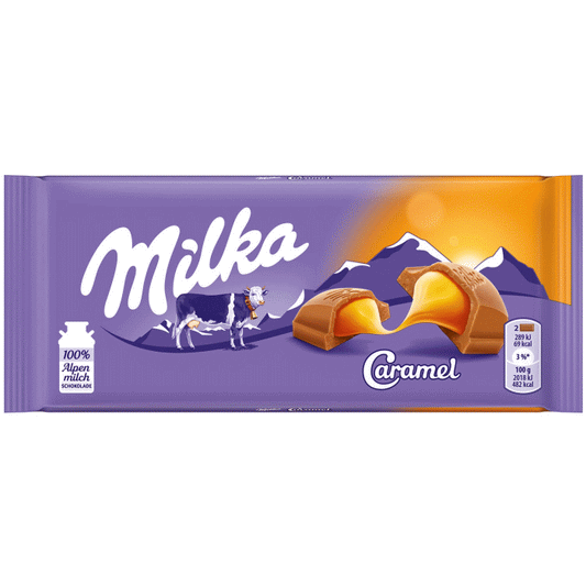 Milka Karamell Schokolade 100g / 3.53 oz