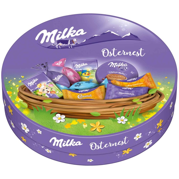 Milka Osternest aus Alpenmilchschokolade Geschenkverpackung 202g / 7.12 oz