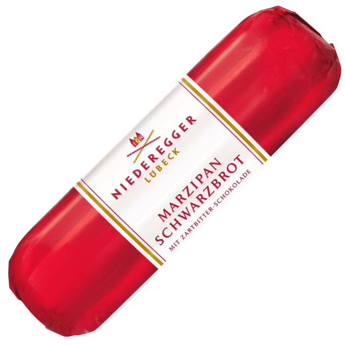 Niederegger Marzipan Schwarzbrot mit Zartbitter-Schokolade 125g