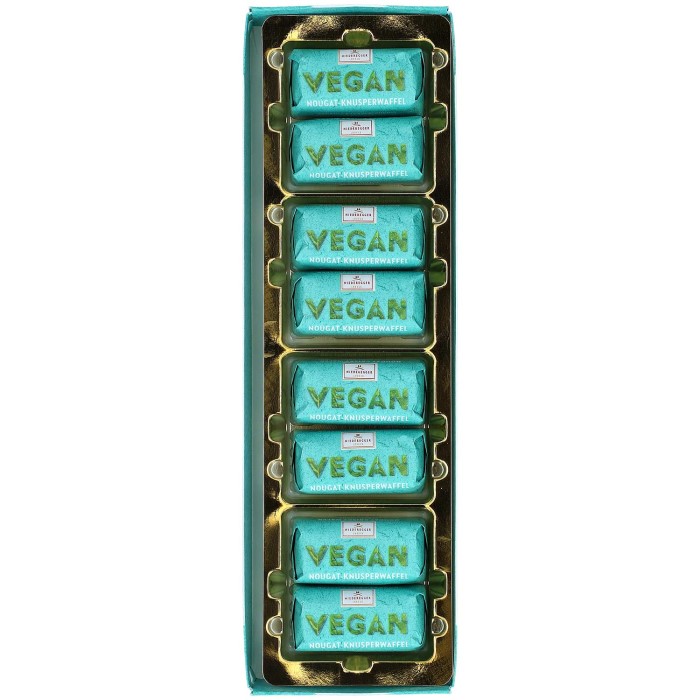 Niederegger Vegan Nougat Knusperwaffel Schokolade 100g / 3.52oz