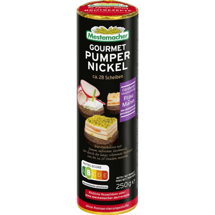Mestemacher Gourmet Pumpernickel Rolle 250g