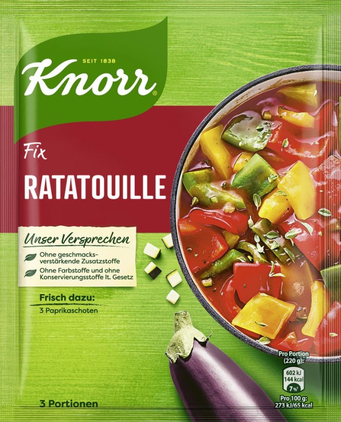 40g 1.41oz Ratatouille Knorr NET. Fix / for