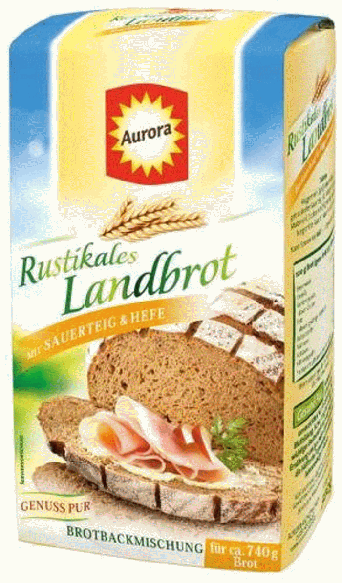 Aurora Rustikales Landbrot Backmischung 500g