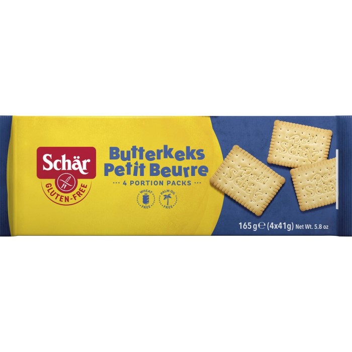 Schär Biscuits au Beurre Petit Beurre Sans Gluten 165g / 5.82oz