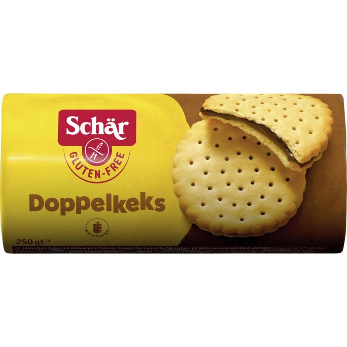 Biscuits goûter à la crème de cacao sans gluten, Schar (250 g)
