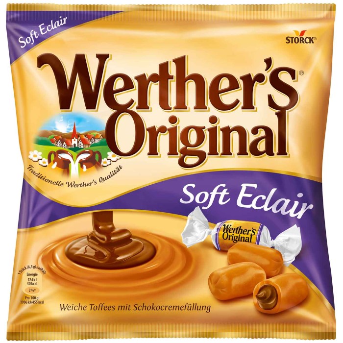 Storck Werthers Original Soft Eclair Karamellbonbons 180g