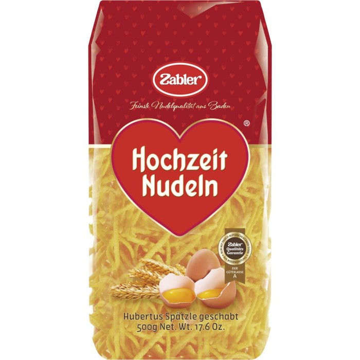 Zabler Hochzeit Nudeln Hubertus Spätzle geschabt 500g