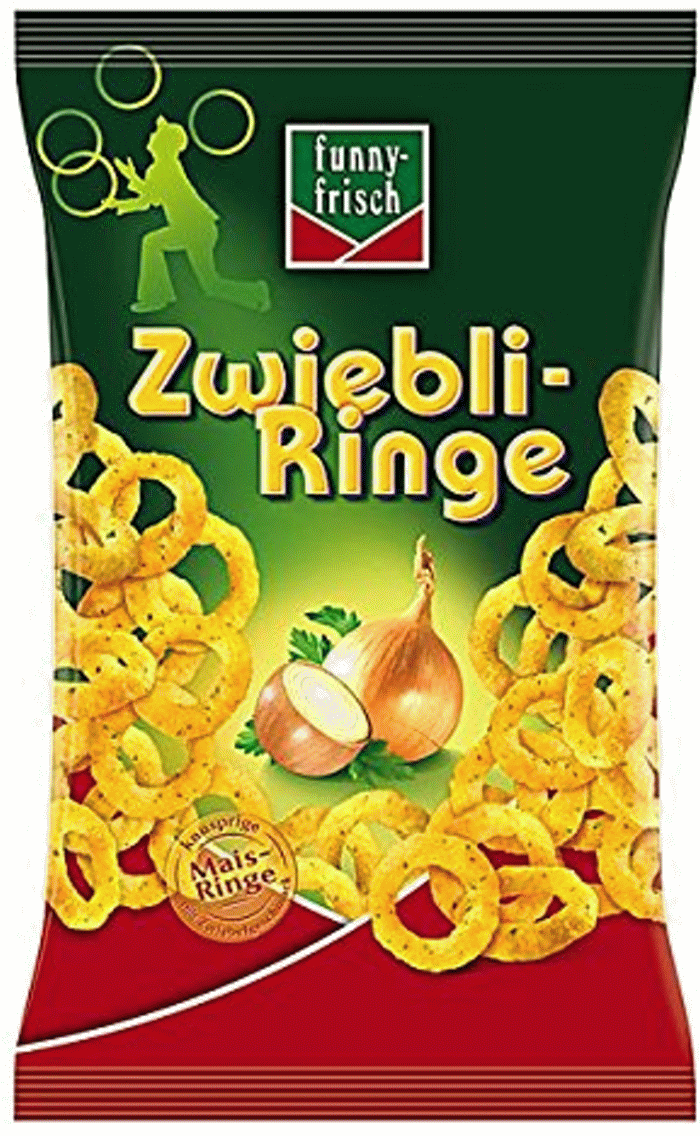 funny-frisch Zwiebli-Ringe Maisringe mit Zwiebelgeschmack 80g